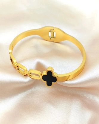 Picture of Stainless Steel Clover Bangle