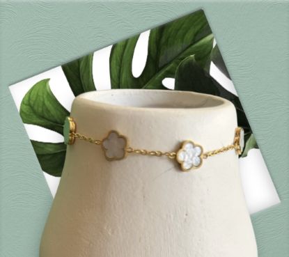 Picture of Clover Bracelet (white)