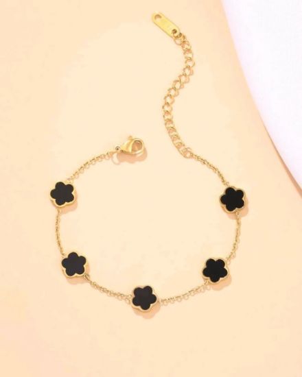 Picture of Clover Bracelet (Black)
