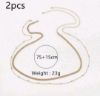 Picture of 2pcs/set Gold Waist Chain
