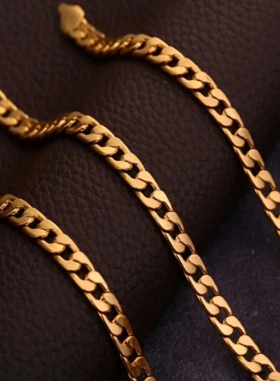 Picture of 6mm 18k Gold Plated Chain