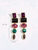 Picture of Rhinestone Drop Earrings 