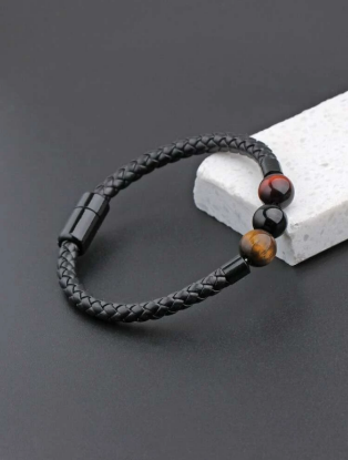 Picture of Blk Beaded Bracelet 
